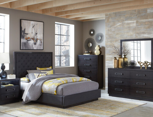 Upholstered Wooden Modern Bedroom Set