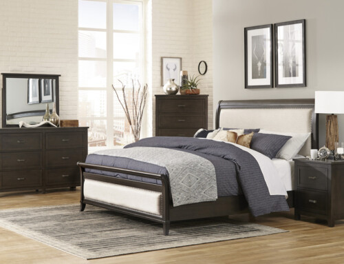 Traditional Sleigh Bedroom Set with a Twist