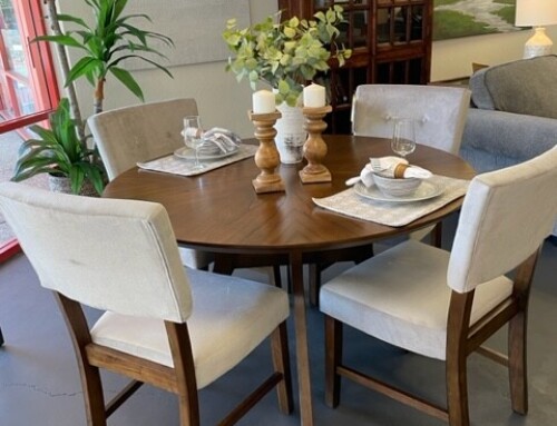 52″ Round Table with 4 Chairs $849
